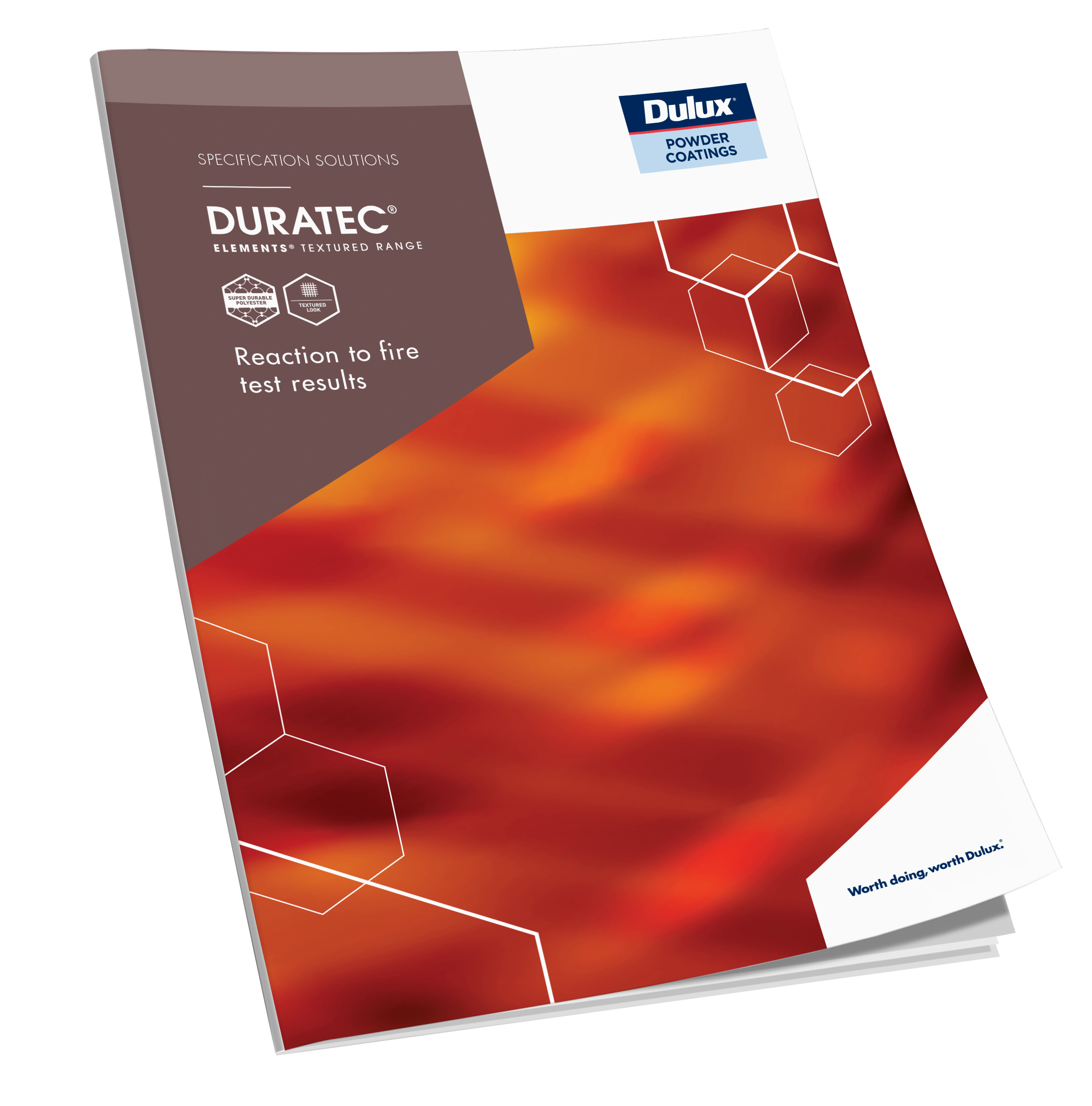 Duratec R Reaction to Fire Test Results - Duratec Elements₂