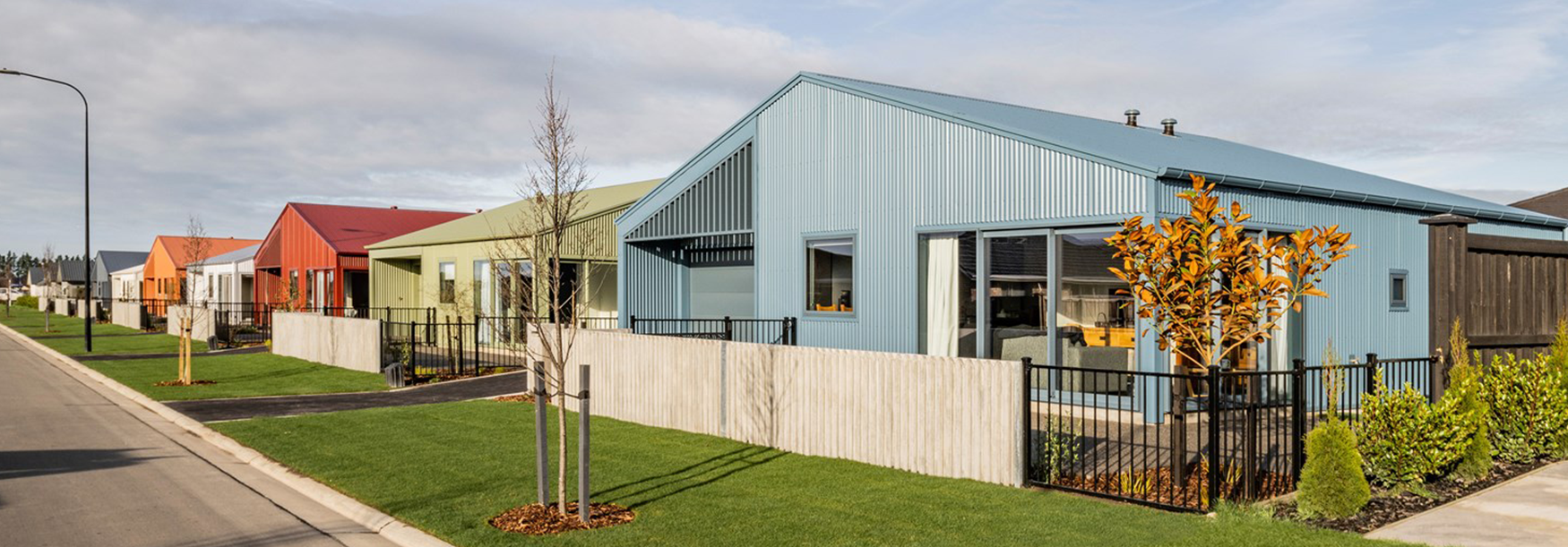 Seven Colourful Little Houses