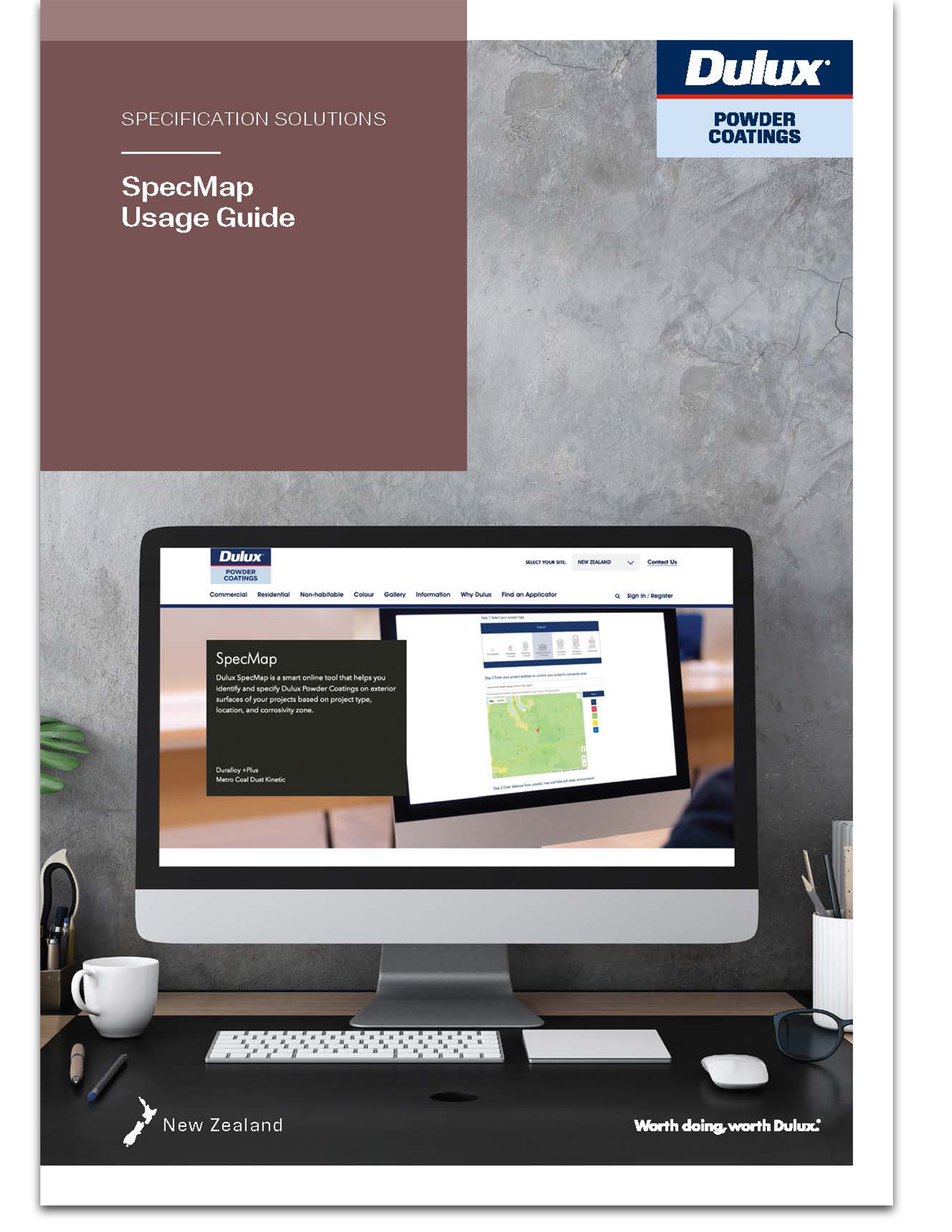 Dulux Specification Solutions - SpecMap Usage Guide