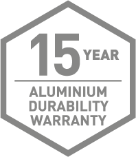 15 yr aluminum Durability warranty